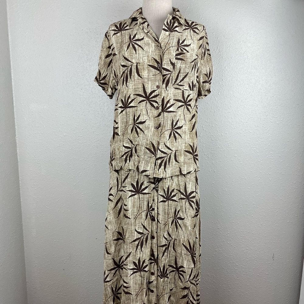 Liz Claiborne LizSport Two Piece Matching Top and Dress Size M EUC